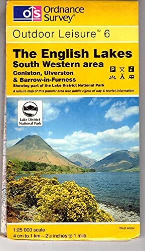 Beispielbild fr The English Lakes: South Western Area (Outdoor Leisure Maps) zum Verkauf von WorldofBooks