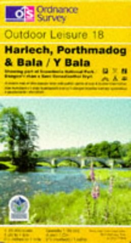 Beispielbild fr Harlech, Porthmadog and Bala/Y Bala: Sheet 18 (Outdoor Leisure Maps) zum Verkauf von WorldofBooks