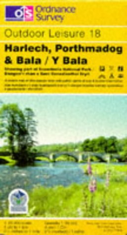 9780319260869: Harlech, Porthmadog and Bala/Y Bala: Sheet 18 (Outdoor Leisure Maps)