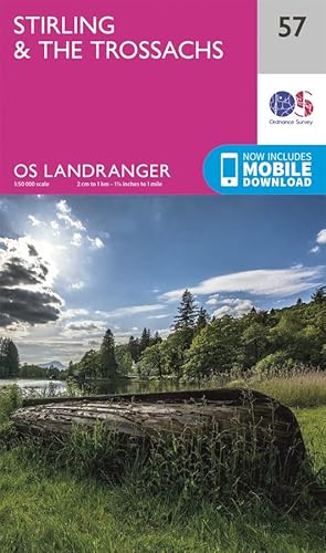9780319261552: Stirling & the Trossachs Map: Callander, Dunblane & Glen Artney: Ordnance Survey: OS Landranger Map 57: Scotland: Walks: Cycling: Days Out: Maps: Adventure
