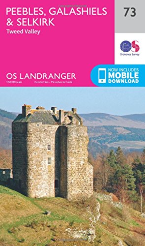 9780319261712: Peebles, Galashiels & Selkirk, Tweed Valley: 073 (OS Landranger Map)