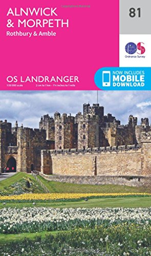 Beispielbild fr Landranger (81) Alnwick & Morpeth, Rothbury & Amble: 081 (OS Landranger Map) zum Verkauf von WorldofBooks