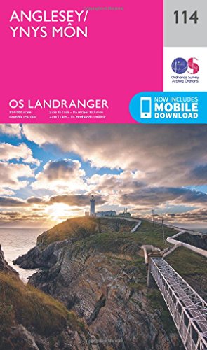 Beispielbild fr Anglesey / Ynys Mon Map | Holy Island / Ynys Gybi | Ordnance Survey | OS Landranger Map 119 | Wales | Walks | Cycling | Days Out | Maps | Adventure zum Verkauf von AwesomeBooks