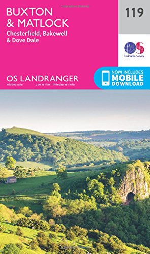 9780319262177: Buxton & Matlock, Chesterfield, Bakewell & Dove Dale: 119 (OS Landranger Map)