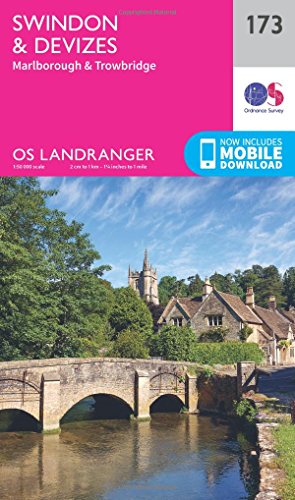 9780319262719: Swindon & Devizes Map | Marlborough & Trowbridge | Ordnance Survey | OS Landranger Map 173 | England | Walks | Cycling | Days Out | Maps | Adventure