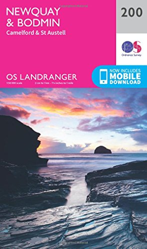 Stock image for Landranger (200) Newquay, Bodmin, Camelford & St Austell (OS Landranger Map) for sale by WorldofBooks