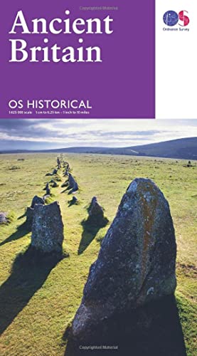 9780319263242: Map of Ancient Britain | Historical Map & Guide | Ordnance Survey | Roman Empire | Prehistoric Britain | History Gifts | Geography | British History
