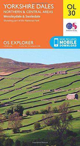 Yorkshire Dales - Northern & Central areas 1 : 25 000 (OS Explorer Map) : Wensleydale & Swaledale - Ordnance Survey