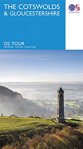 9780319263877: Cotswolds & Gloucestershire Map | Trip Planning | Ordnance Survey | OS Tour Map | Cotswold Attractions | Cycle Routes | Markets | Maps | Adventure