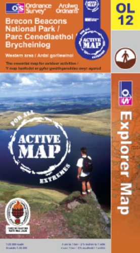 9780319460931: Brecon Beacons National Park - Western and Central Areas/Parc Cenedlaethol Bannau Brycheiniog - Ardaloedd Gorllewinol a Chanolog: Sheet OL12 (OS Explorer Map Active)