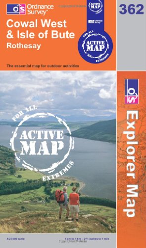 Cowal West and Isle of Bute (OS Explorer Map Active) (9780319464953) by NOT A BOOK