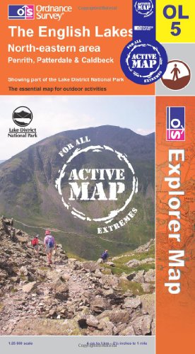 Beispielbild fr The English Lakes - North Eastern Area (OS Explorer Map Active): Sheet OL05 zum Verkauf von WorldofBooks