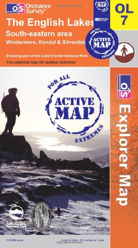Beispielbild fr The English Lakes - South Eastern Area (OS Explorer Map Active): Sheet OL07 zum Verkauf von WorldofBooks