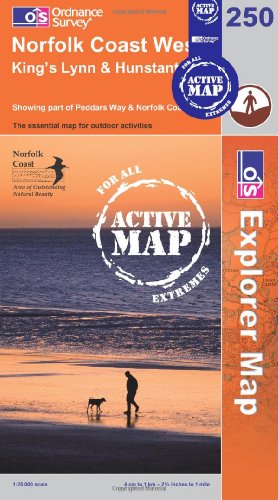 Stock image for Norfolk Coast West (OS Explorer Map Active): Sheet 250 for sale by WorldofBooks