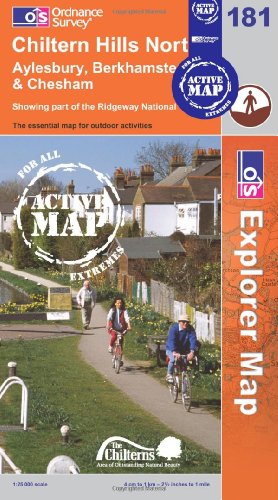 Chiltern Hills North (OS Explorer Map Active) (9780319467978) by NOT A BOOK