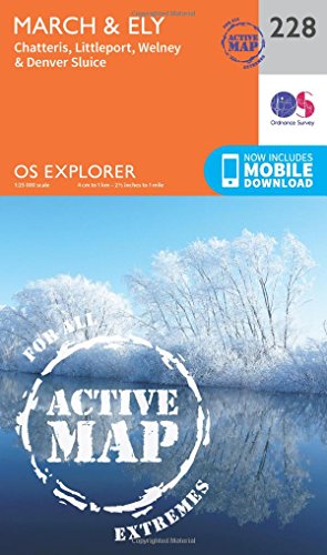 Beispielbild fr OS Explorer Map Active (228) March and Ely (OS Explorer Active Map) zum Verkauf von Monster Bookshop