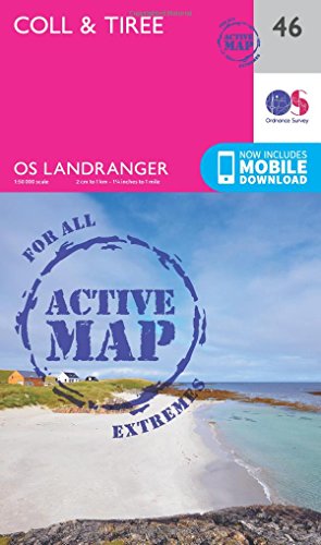 Beispielbild fr Landranger Active (46) Coll & Tiree (OS Landranger Active Map) zum Verkauf von Monster Bookshop