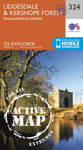 9780319475324: Liddesdale and Kershope Forest: 324 (OS Explorer Active Map)