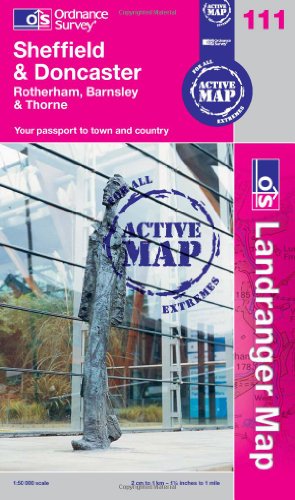 Sheffield & Doncaster, Rotherham, Barnsley & Thorne (OS Landranger Active Map) (9780319481479) by NOT A BOOK