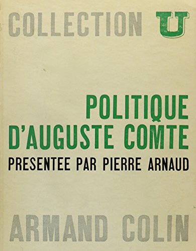 9780320050237: Politique D'auguste Comte