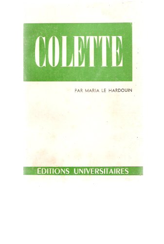 Colette (Editions Universitaires)