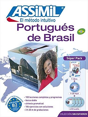 Assimil Language Courses : El Nuevo Portugues sin Esfuerzo -Portuguese for Spanish Speakers - Book and 4 Audio Compact Discs (Portuguese Edition) - Assimil