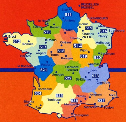 9780320080005: Michelin Map 527 Provence - Alpes - Cote d'Azur (France) (Haute Resistance) (Tear Resistant) (Multilingual Edition)