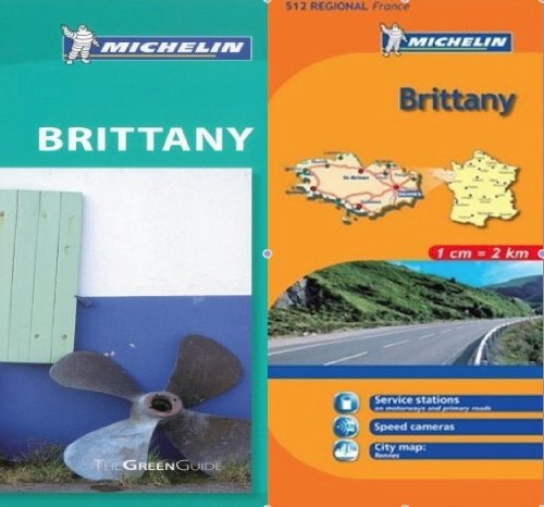 9780320080692: Michelin Pack Brittany - Green guide in English plus Map by Michelin Travel Publications (2011-01-01)