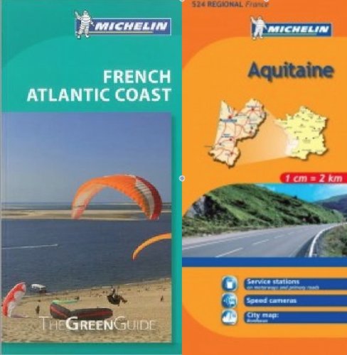 9780320080708: Michelin Green Guide to Atlantic Coast (Bordeaux/Aquitaine) in English plus Map