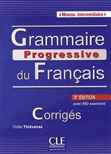 Beispielbild fr Grammaire progressive du francais - Niveau intermediaire - Corrigs - 3eme edition (French Edition) zum Verkauf von Better World Books