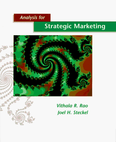 Imagen de archivo de Analysis for Strategic Marketing a la venta por ThriftBooks-Atlanta