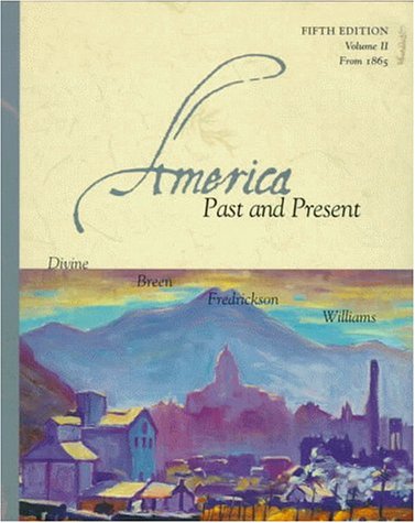 Beispielbild fr America Past and Present: From 1865: 2 zum Verkauf von Wonder Book