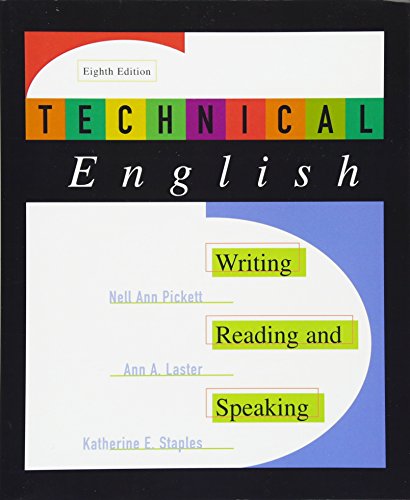 Stock image for Technical English: Writing, Reading and Speaking (8th Edition) for sale by BooksRun