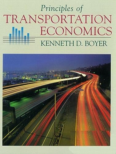9780321011039: Principles of Transportation Economics