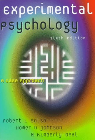 Stock image for Experimental Psychology : A Case Approach for sale by Better World Books