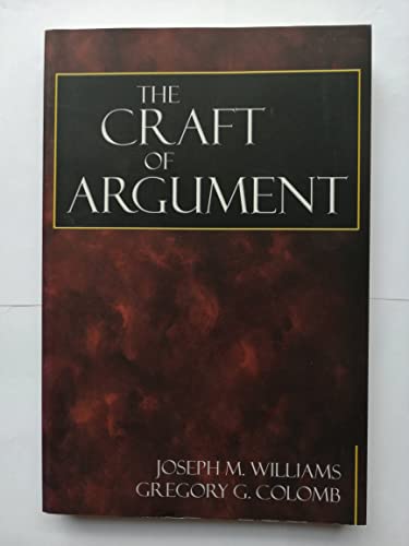 Imagen de archivo de The Craft of Argument a la venta por Irish Booksellers