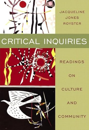 Stock image for Critical Inquiries: Readings on Culture and Community for sale by Wonder Book
