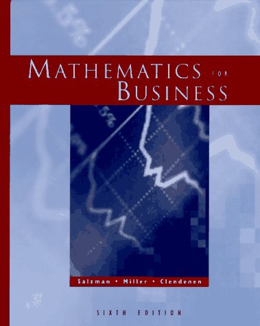 Imagen de archivo de Mathematics for Business a la venta por POQUETTE'S BOOKS
