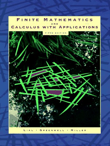 Beispielbild fr Finite Mathematics and Calculus with Applications zum Verkauf von Better World Books