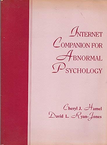 Stock image for The Internet Companion for Abnormal Psychology for sale by Books Puddle