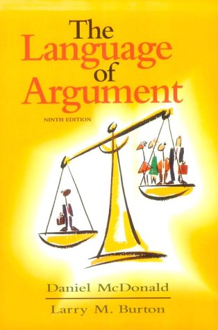 Beispielbild fr The Language of Argument zum Verkauf von Better World Books
