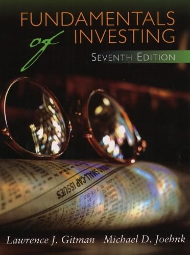 Stock image for Fundamentals of Investing for sale by Ammareal