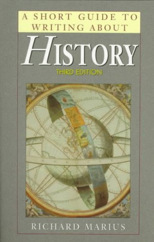 Beispielbild fr A Short Guide to Writing About History (Short Guide Series) zum Verkauf von Wonder Book