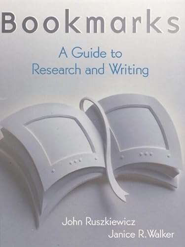 9780321023933: Bookmarks: A Guide to Research and Writing