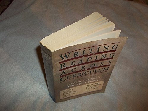9780321023971: Writing and Reading Across the Curriculum