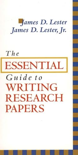 Beispielbild fr Essential Guide to Writing Research Papers, The zum Verkauf von Wonder Book