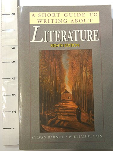 9780321026507: A Short Guide to Writing About Literature (The Short Guide Series)