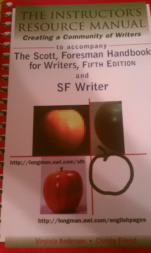 Stock image for Instructors Resource Manual: Creating a Community of Writers for sale by Bookmans