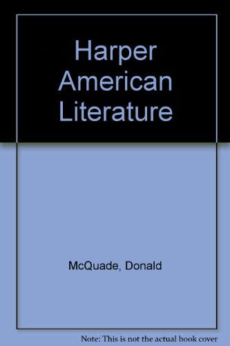 Stock image for The Harper American Literature for sale by The Book Cellar, LLC