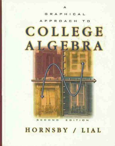 9780321028471: A Graphical Approach to College Algebra